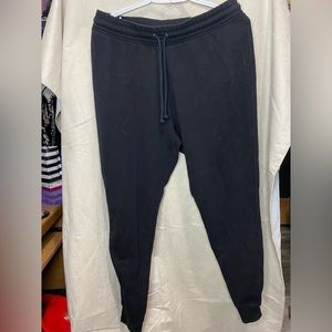 Black sweats, Brand George size LG